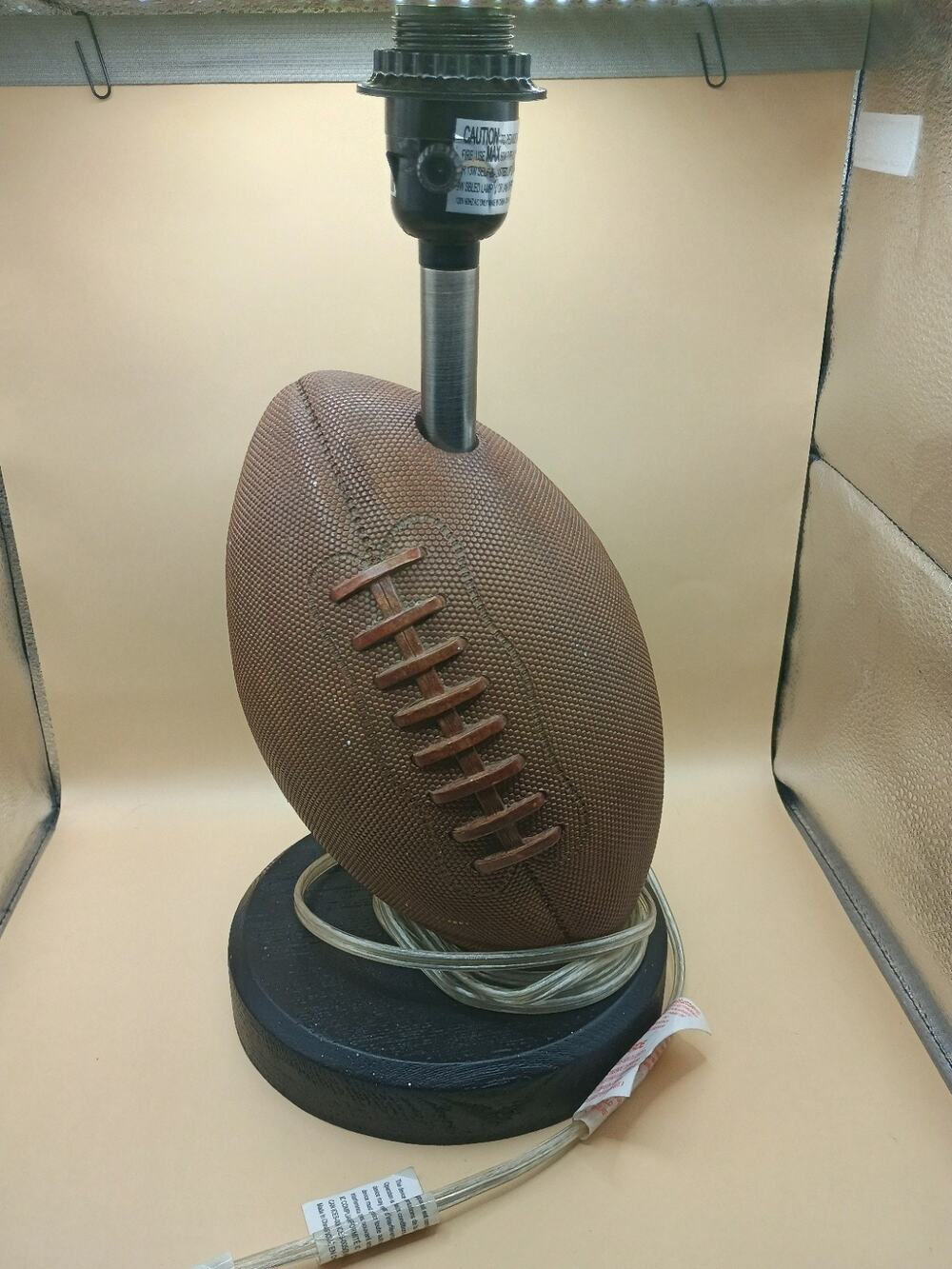 Pottery Barn Teen Football Table Lamp With USB ( 20 Inches Tall) - No Shade